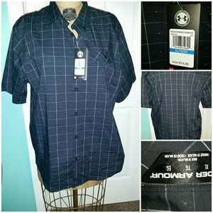 Mens NWT under armour backwater dress shirt